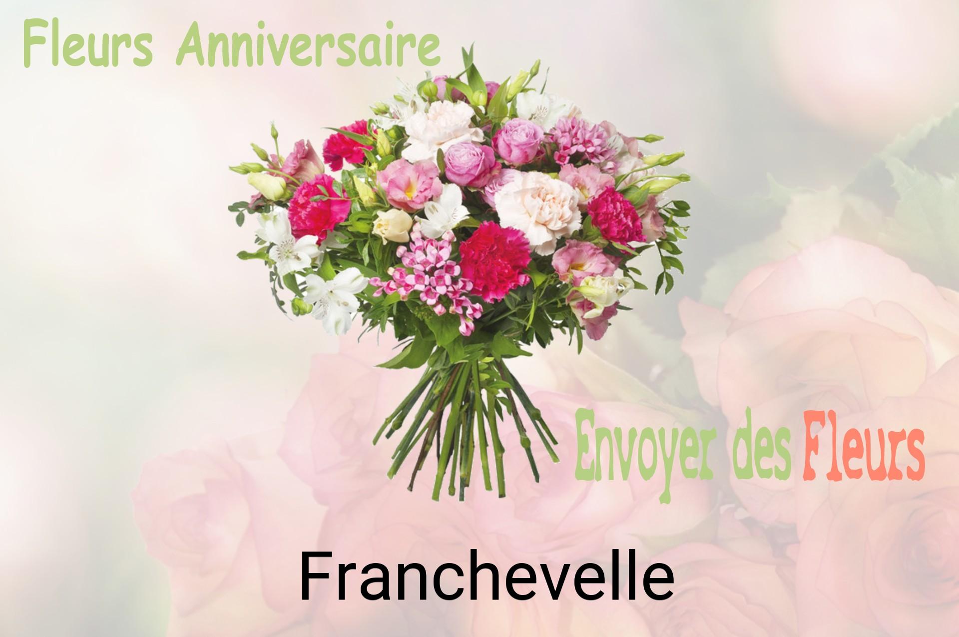 Bouquet de fleurs d’anniversaire livré à Franchevelle