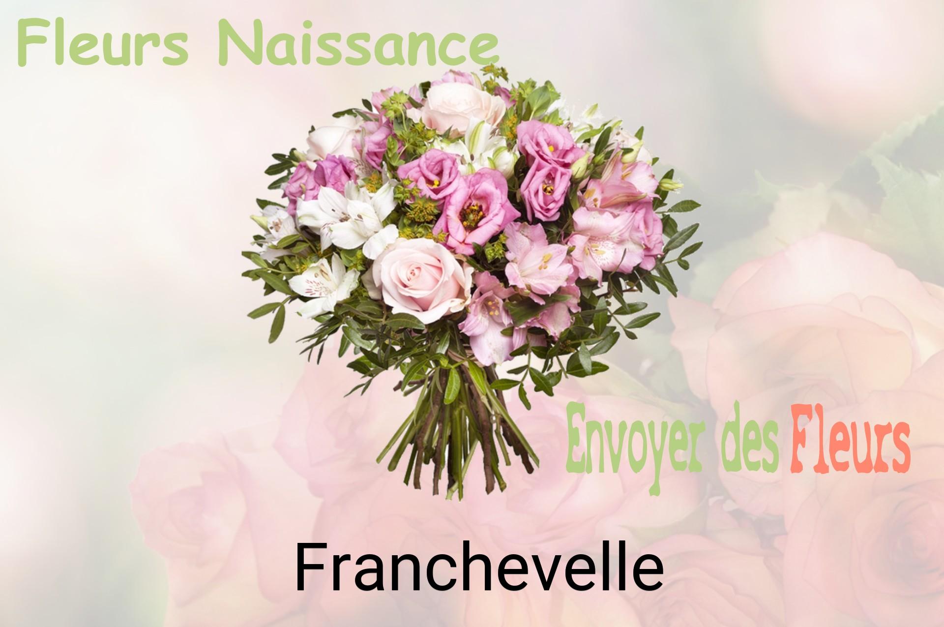 Bouquet de fleurs de naissance livré à Franchevelle